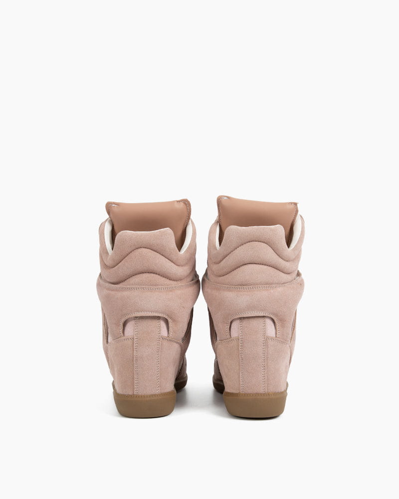 Bekett Suede and Leather High-Top Trainer
