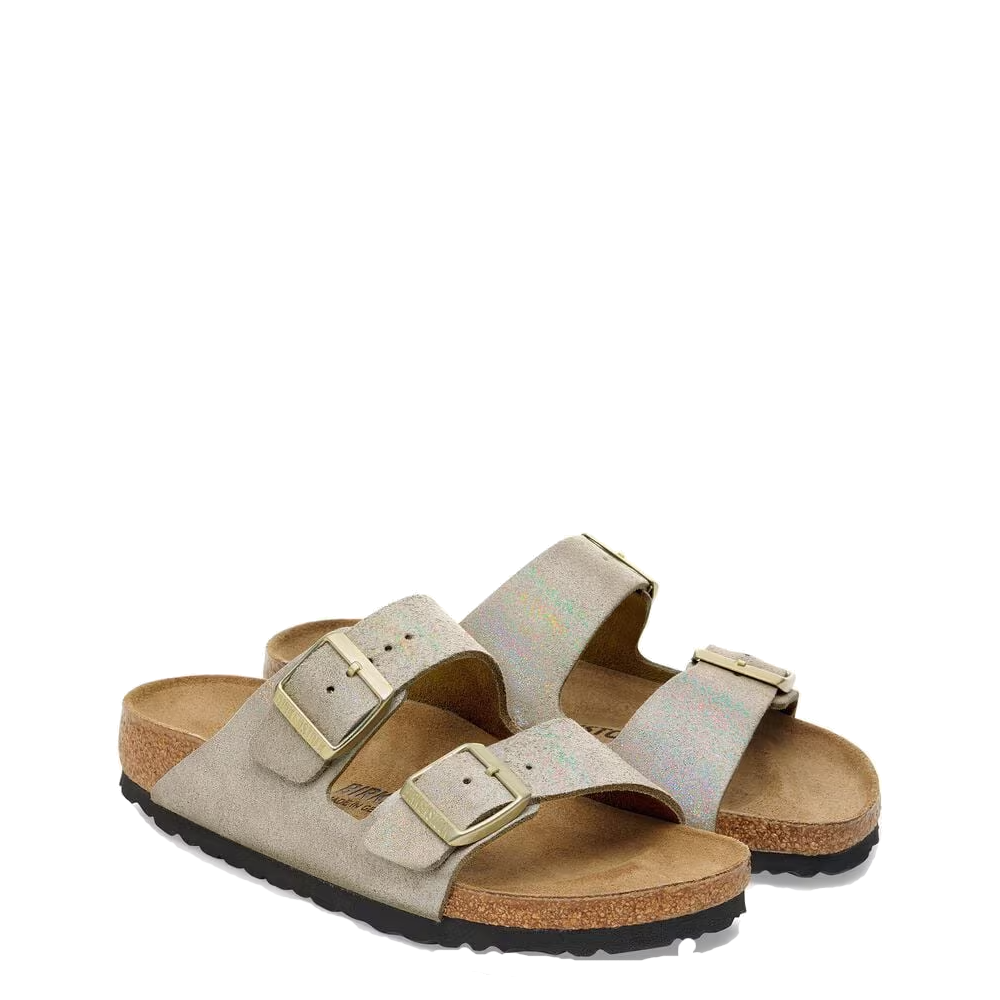 Arizona Shimmering Taupe Suede (Women)