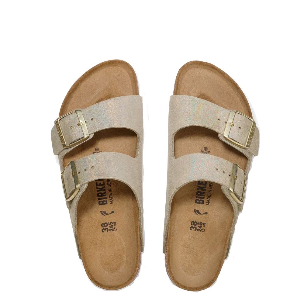 Arizona Shimmering Taupe Suede (Women)