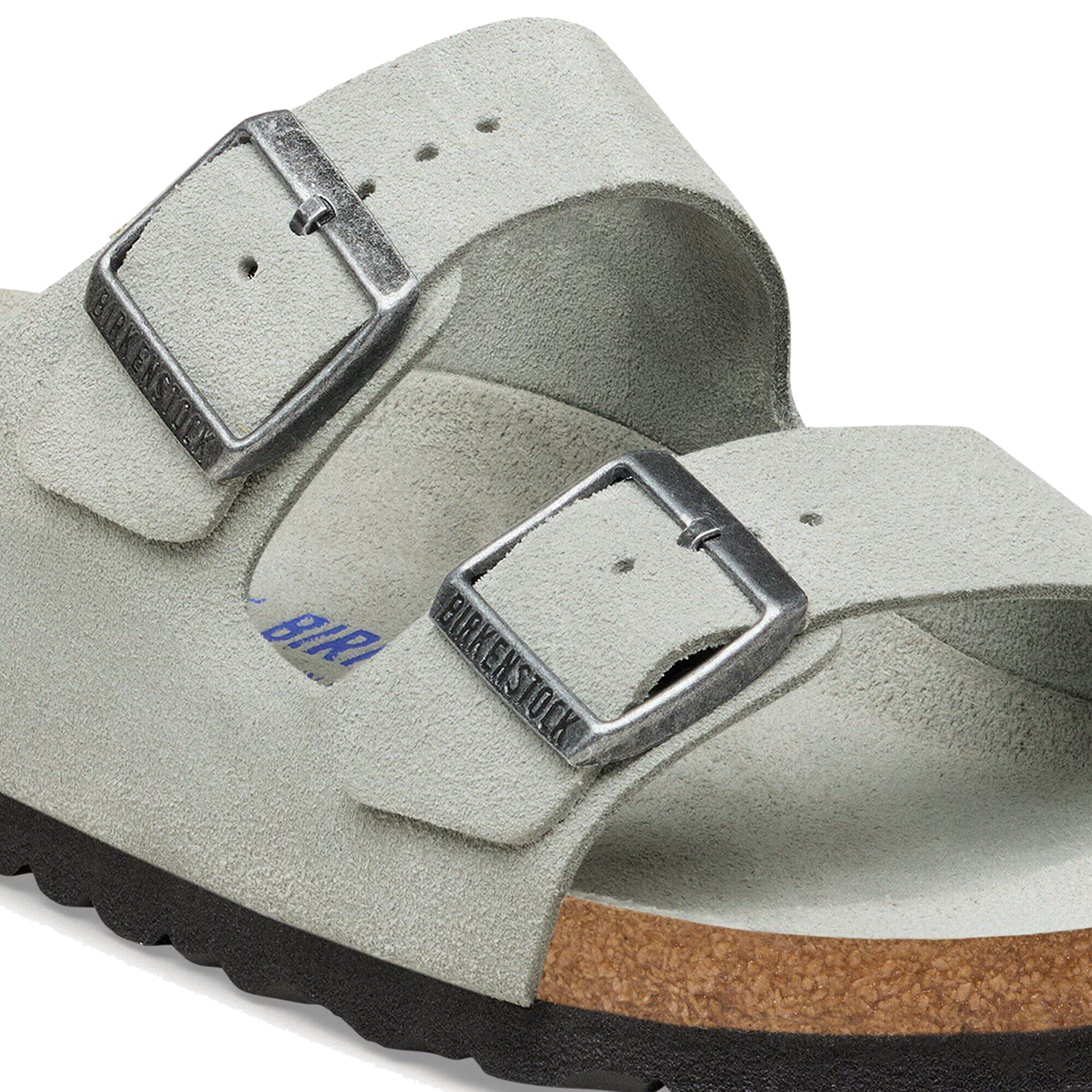 Arizona Soft Footbed Pure Sage Tonal Suede (Women)