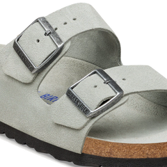 Arizona Soft Footbed Pure Sage Tonal Suede (Women)