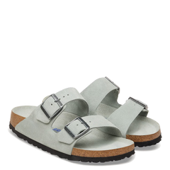Arizona Soft Footbed Pure Sage Tonal Suede (Women)