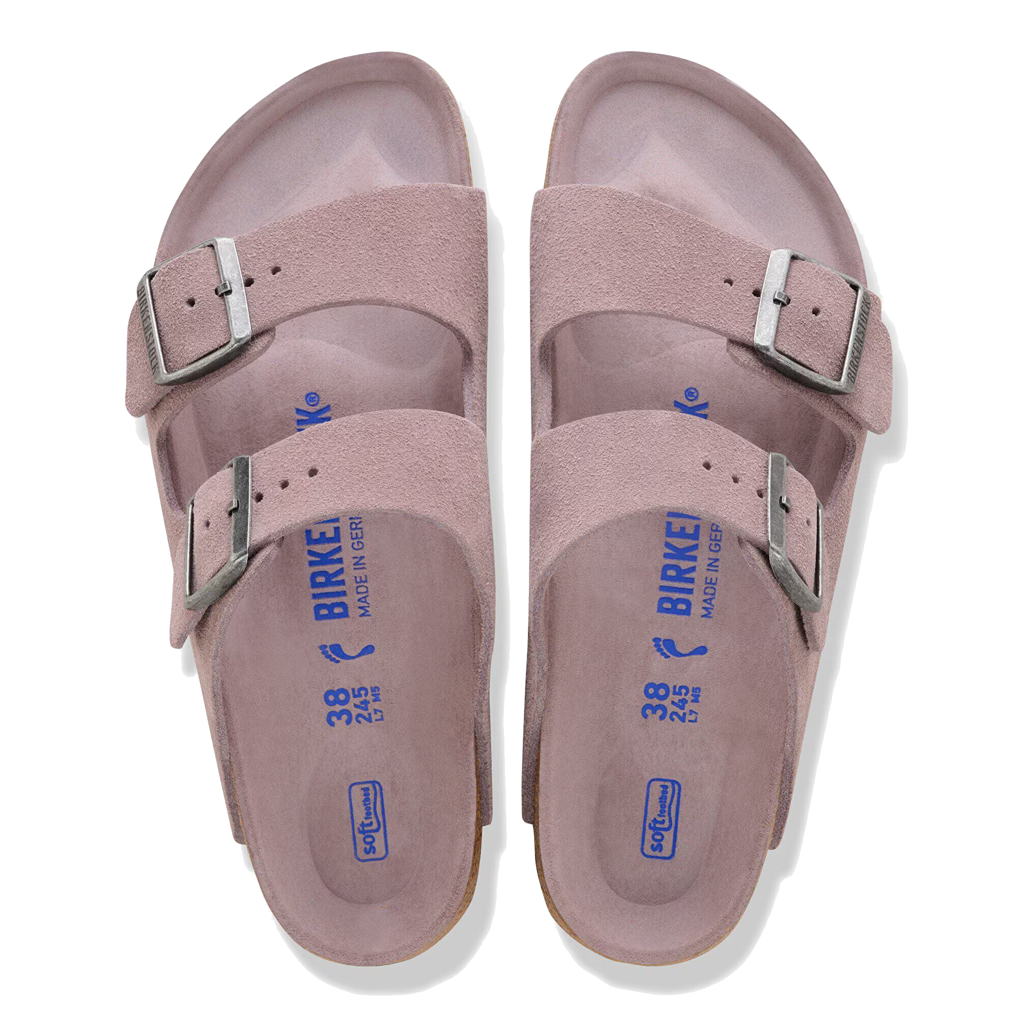 Arizona Soft Footbed Faded Purple Tonal Suede (Women)