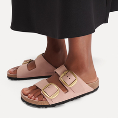 Arizona Big Buckle Soft Pink Nubuck (Women)