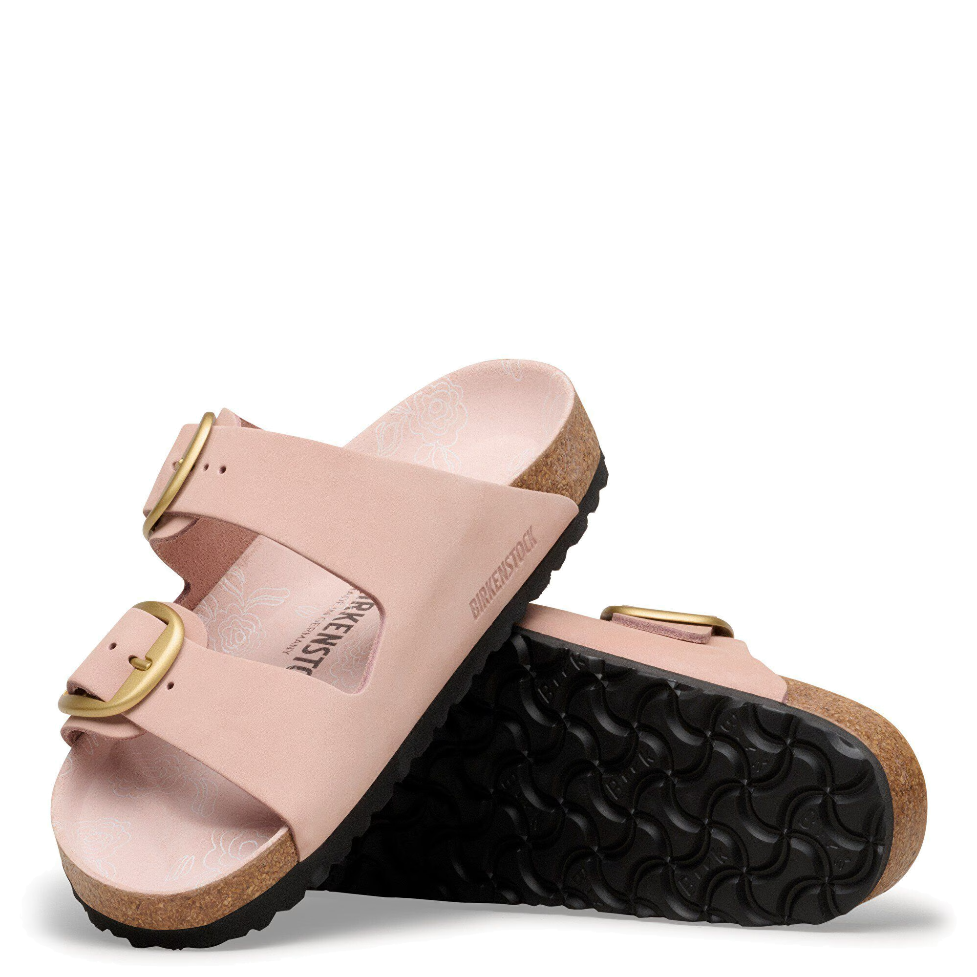 Arizona Big Buckle Soft Pink Nubuck (Women)