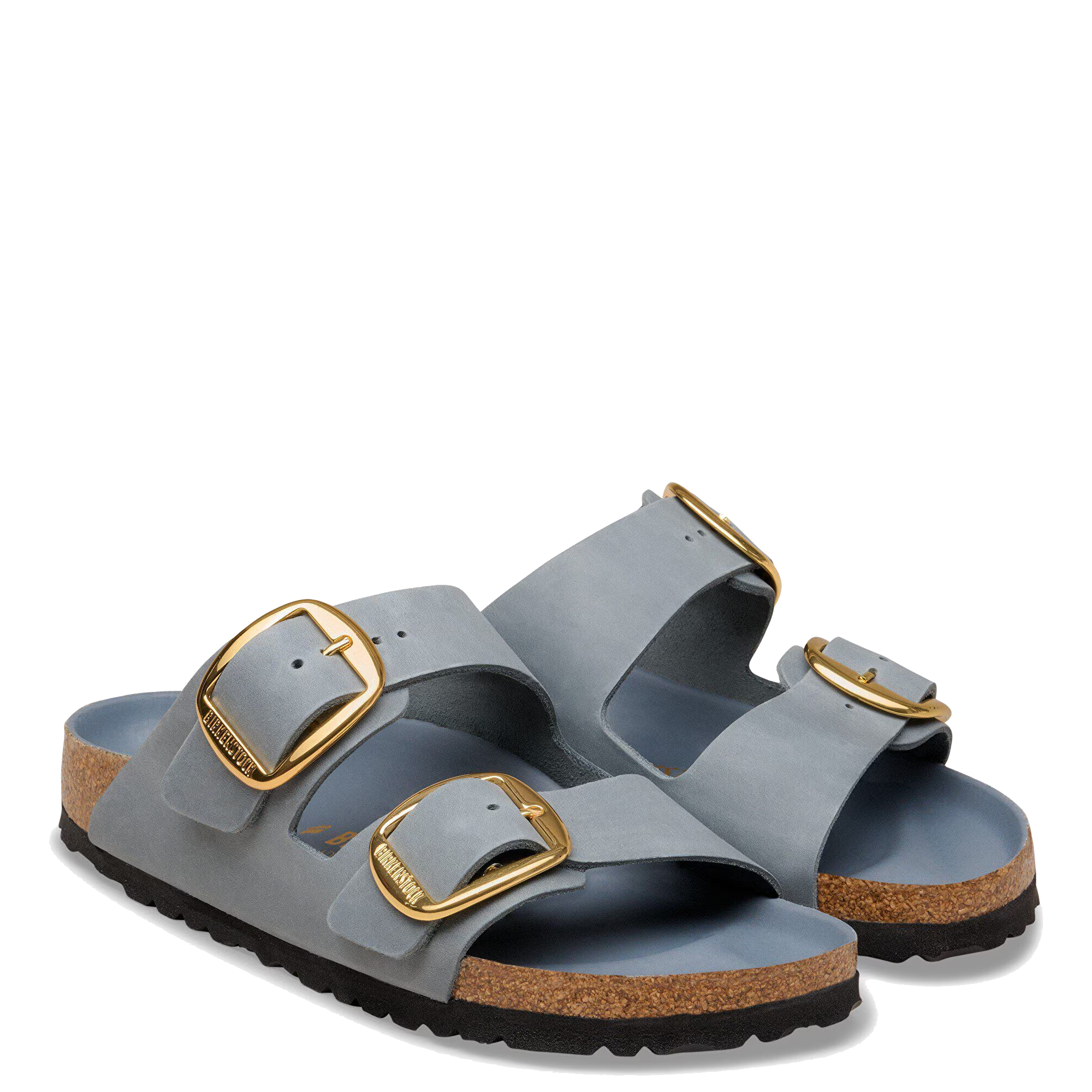 Arizona Big Buckle Basalt Grey Leather (Women)