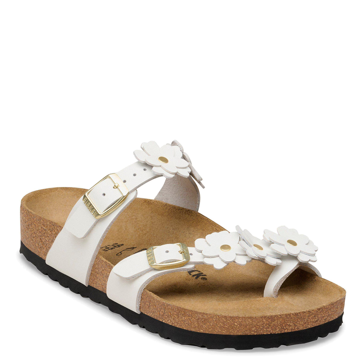 Mayari Flowers White Leather (Women)