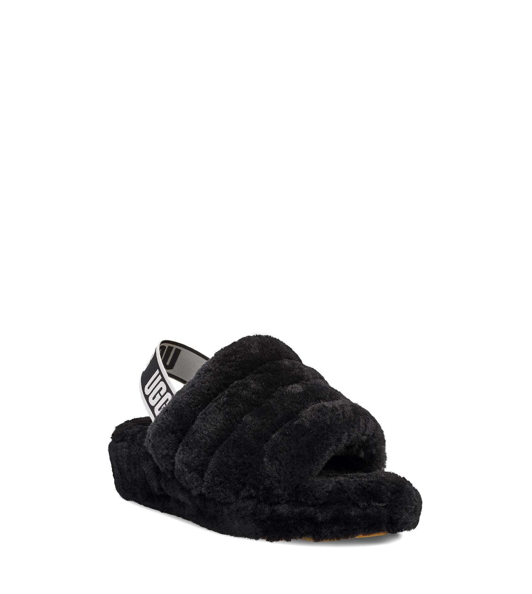 Fluff Yeah Slide Black (Women) - FINAL SALE