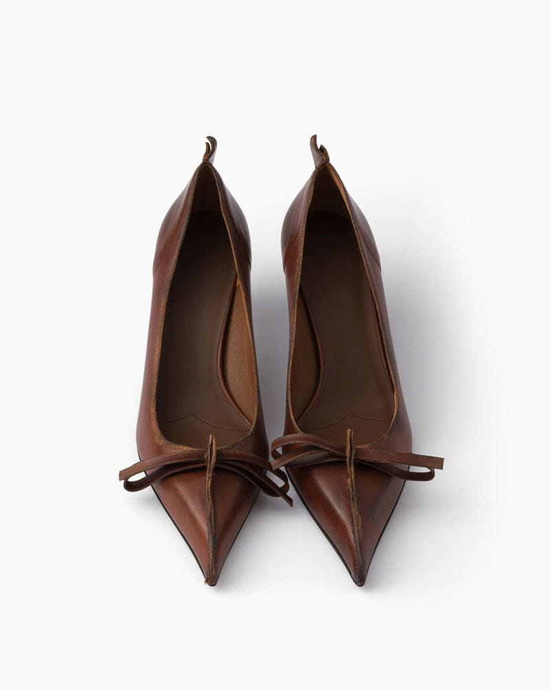 Women's Antique Leather Pumps