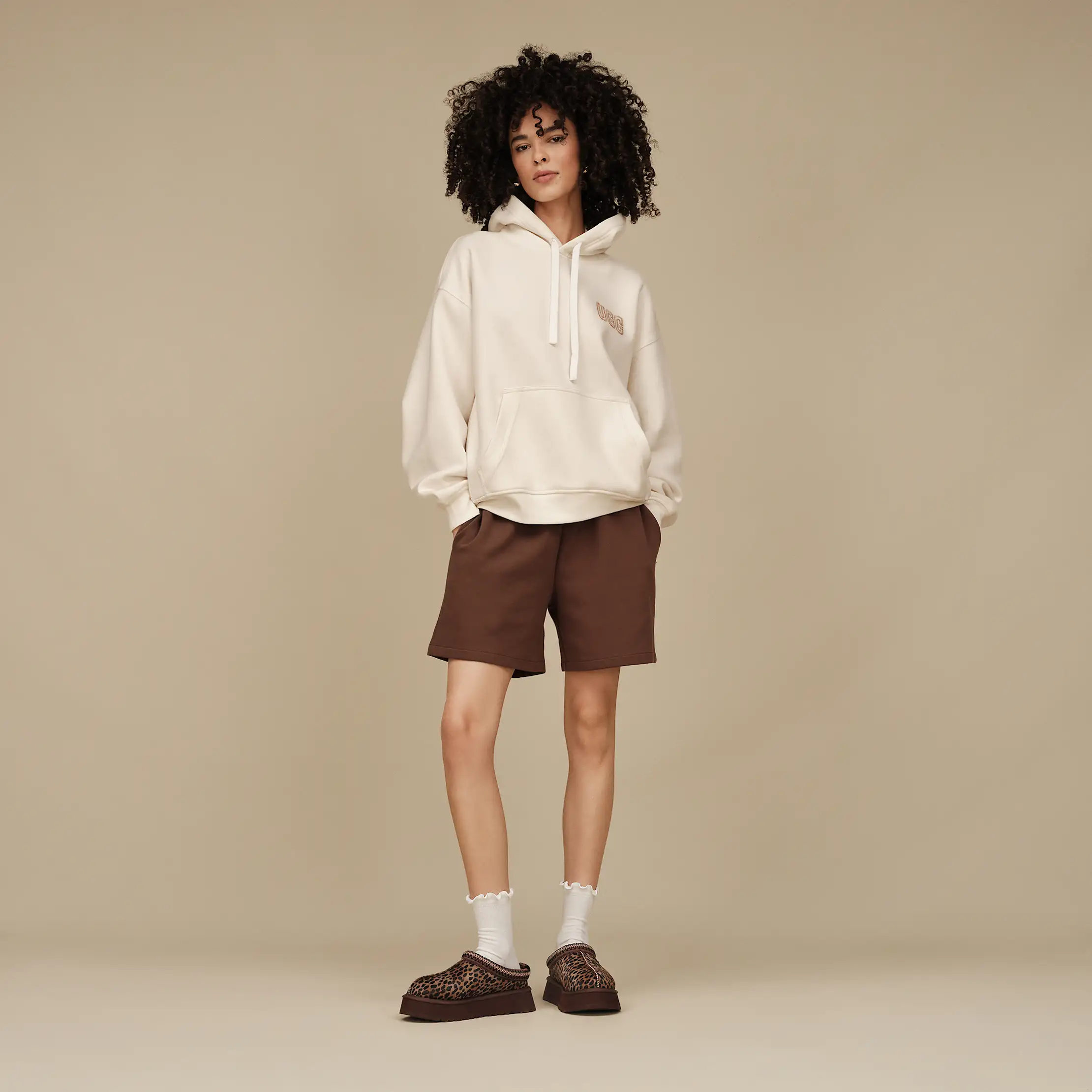 UGG Logo Hoodie Nimbus