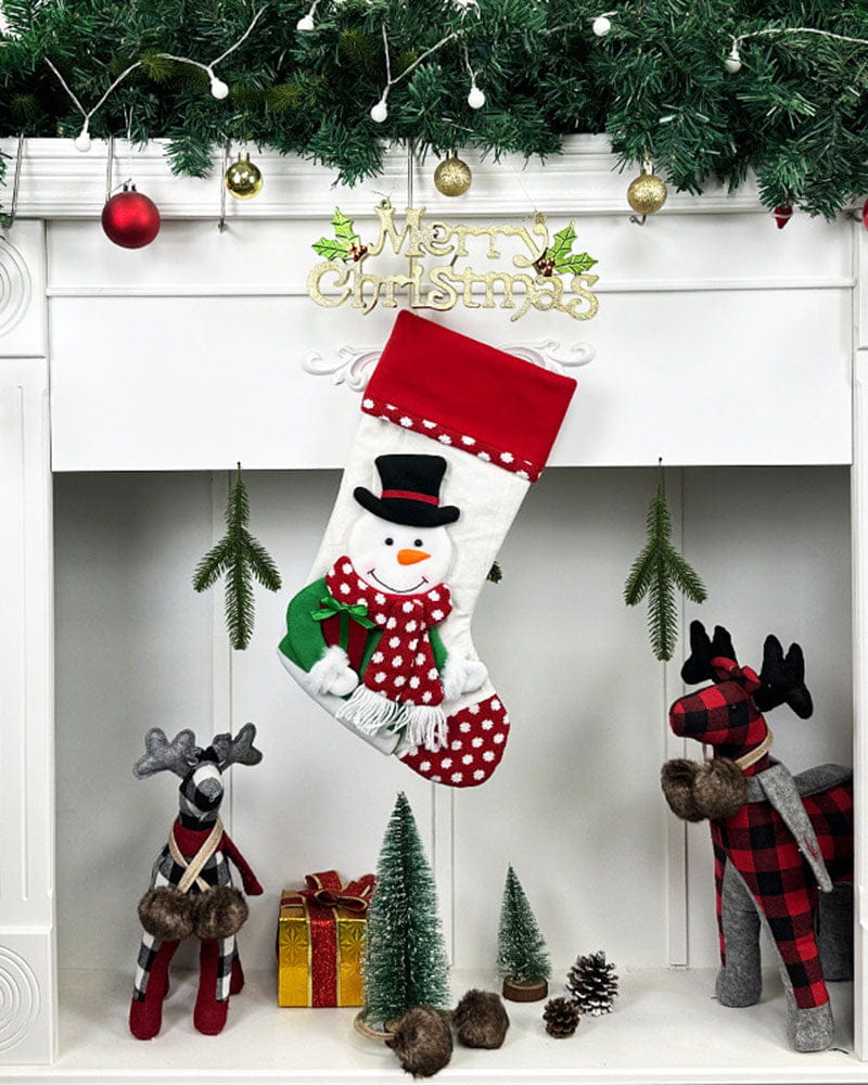 Needlepoint Personalized Christmas Stocking (Style A)