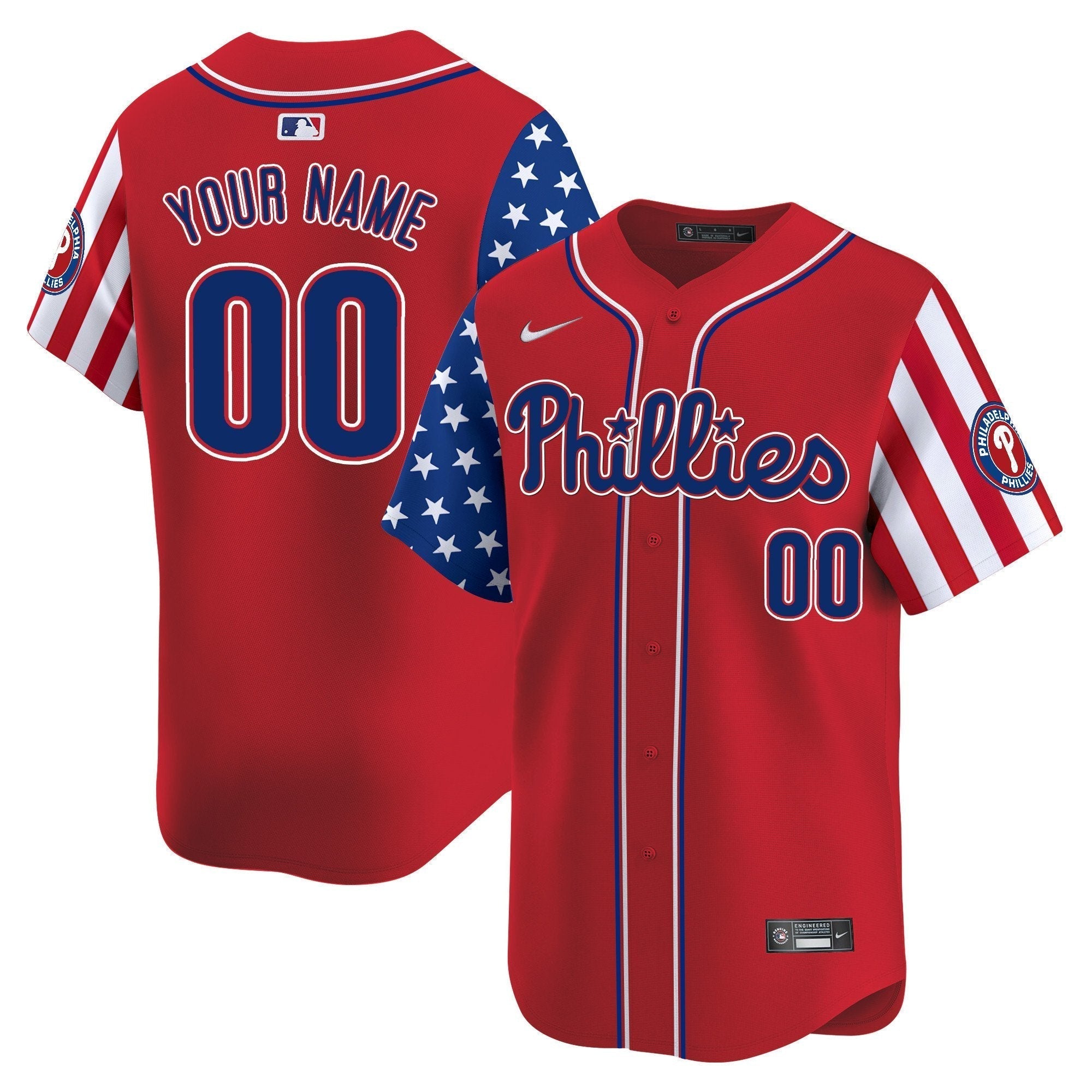 PHI 2025 Independence Day Vapor Premier Limited Custom Jersey - All Stitched