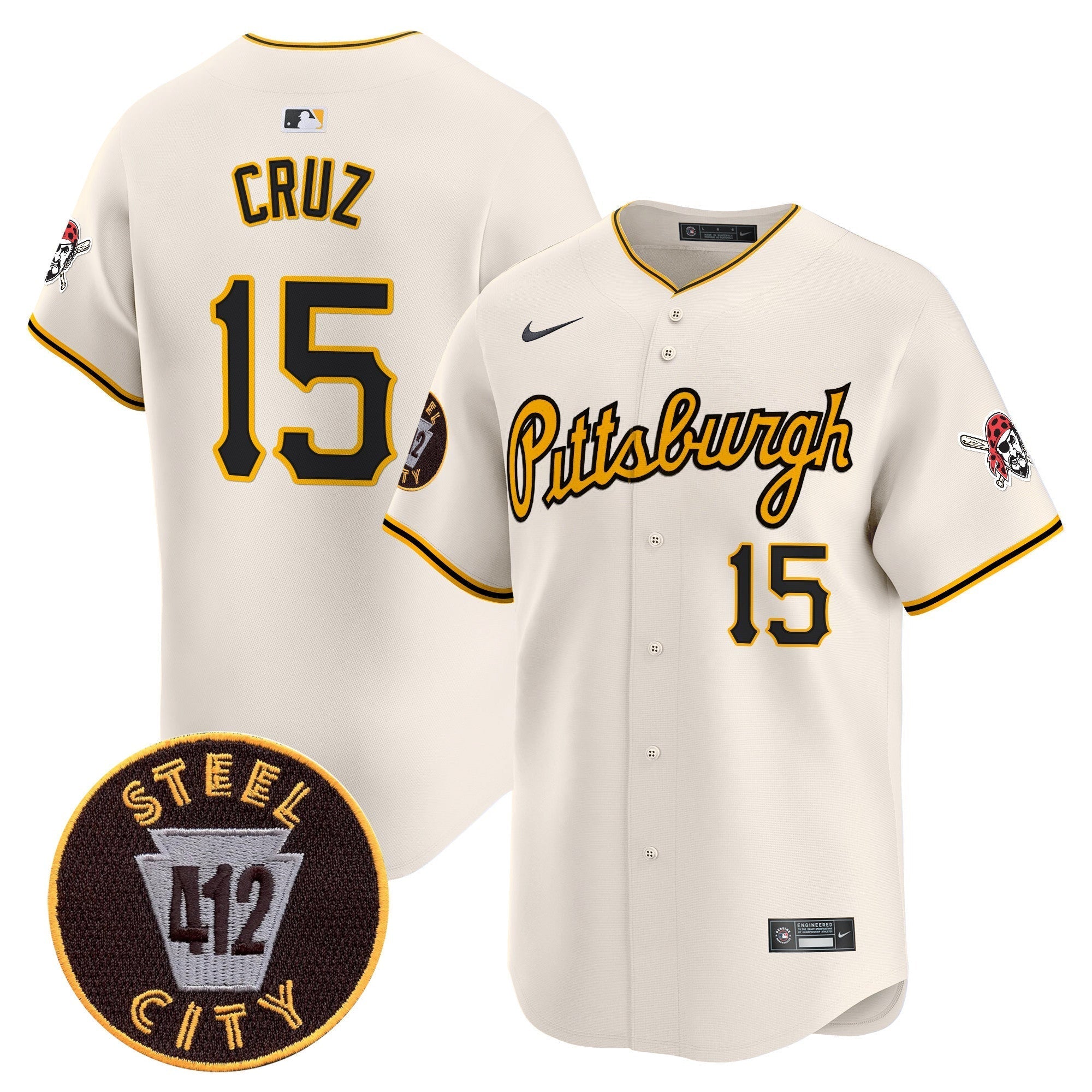 PIT 412 Patch Vapor Premier Limited Jersey V4 - All Stitched