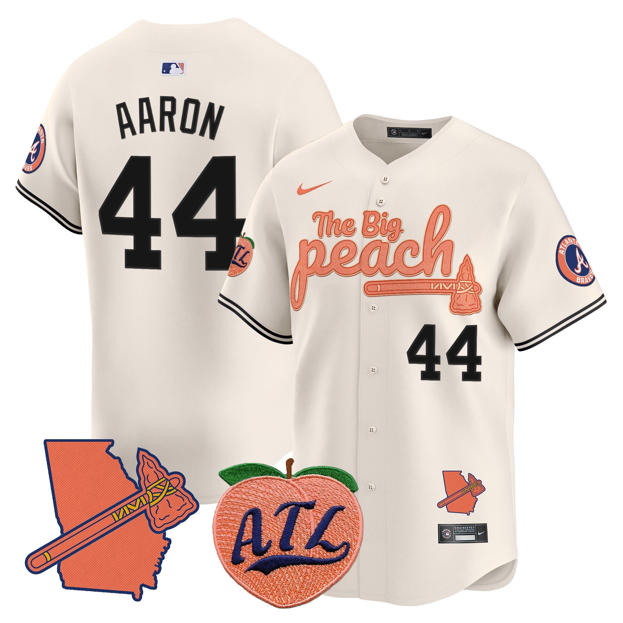ATL The Big Peach Vapor Premier Limited Jersey V2 - All Stitched