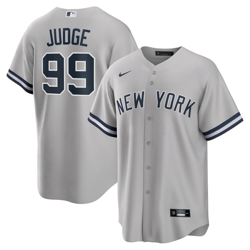 Aaron Judge NYY Gray Jersey - All Stitched