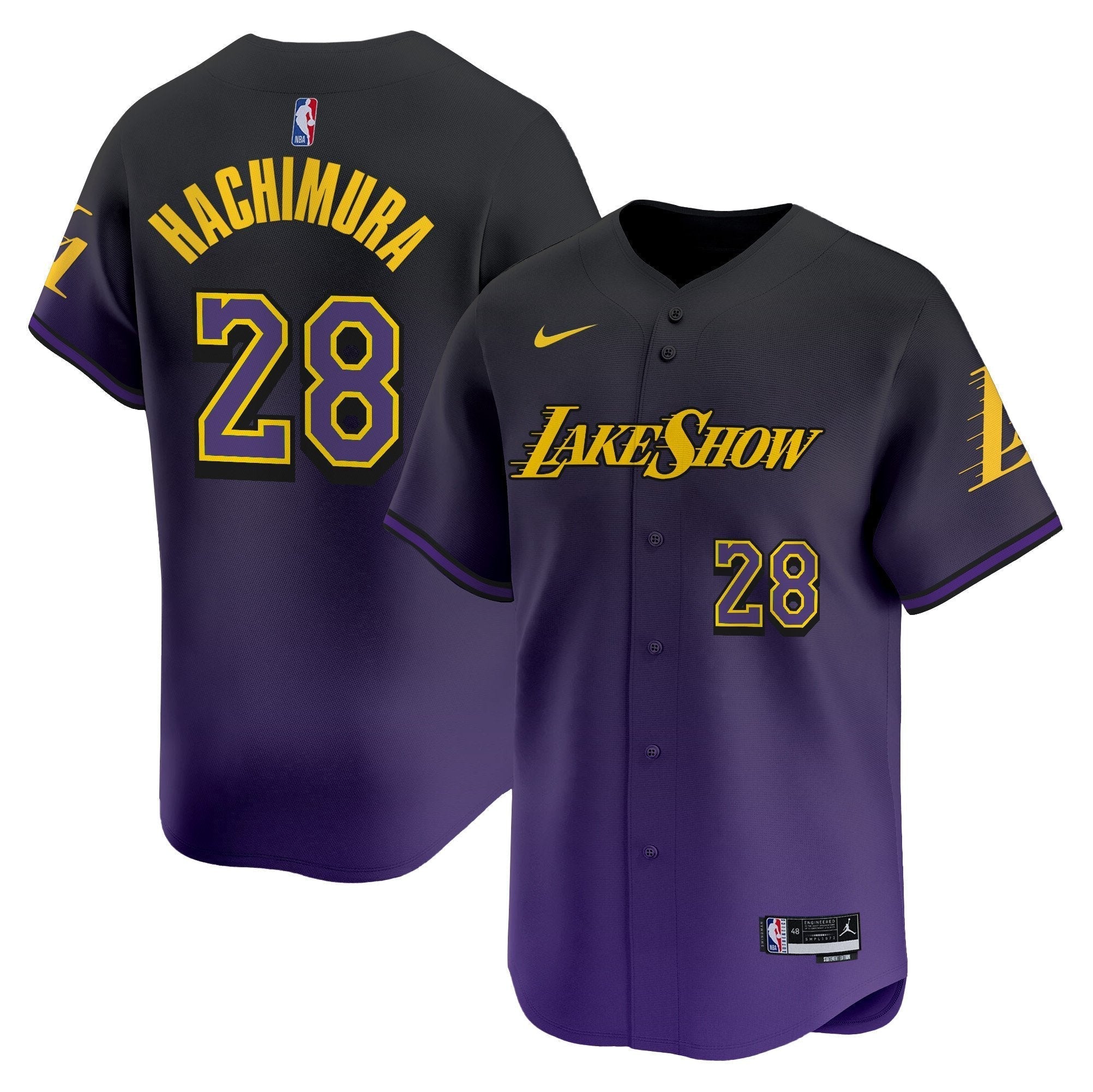 LAL Vapor Baseball Jersey - All Stitched