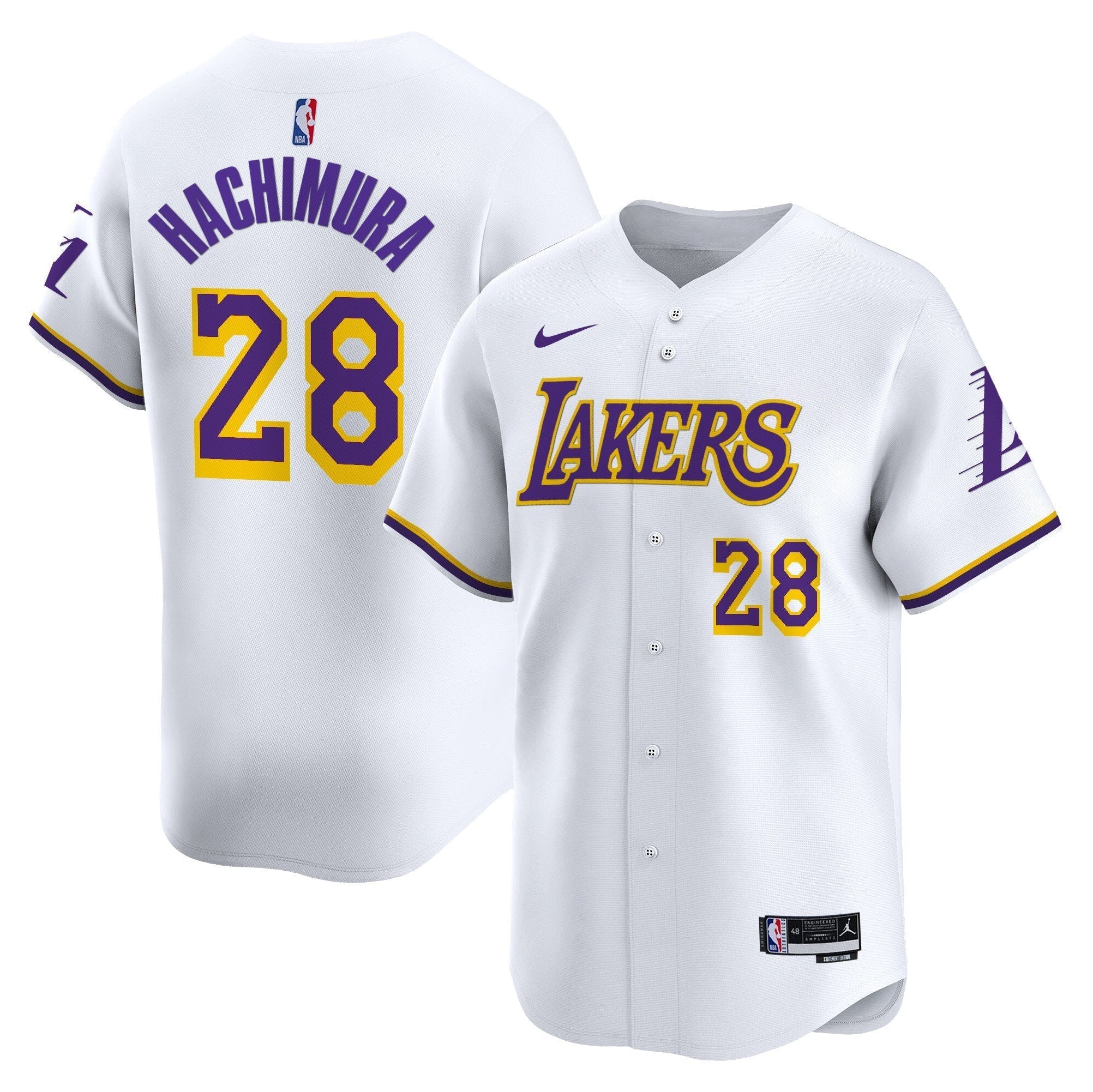 LAL Vapor Baseball Jersey - All Stitched