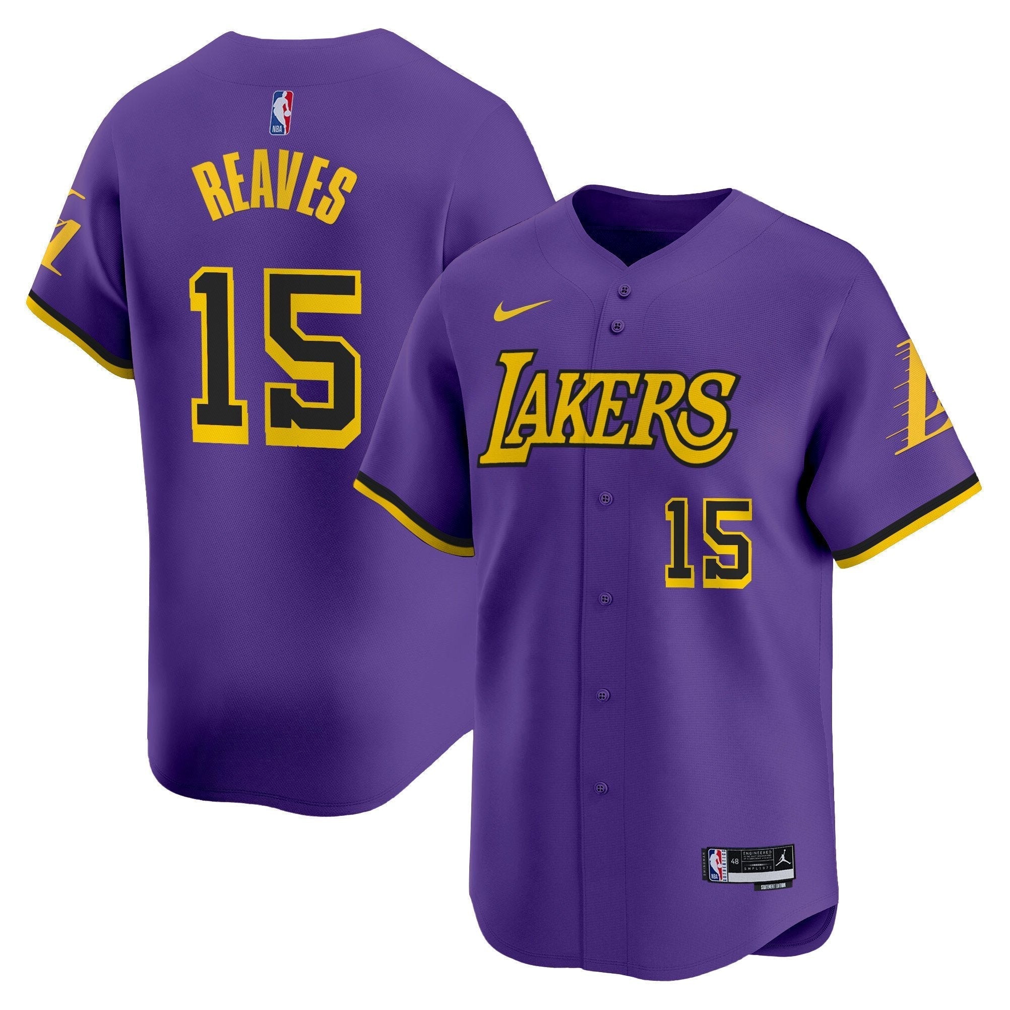LAL Vapor Baseball Jersey - All Stitched