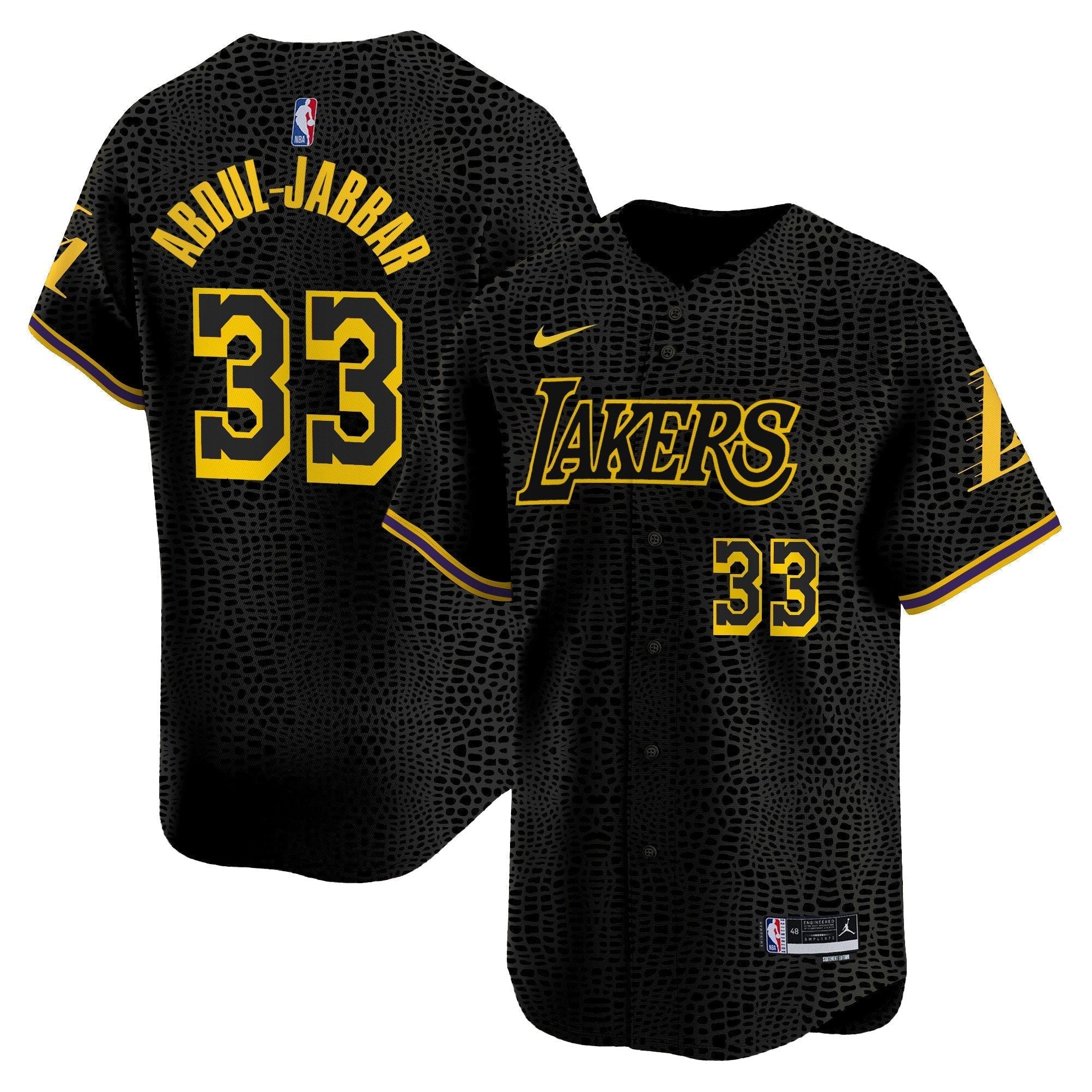 LAL Vapor Baseball Jersey - All Stitched
