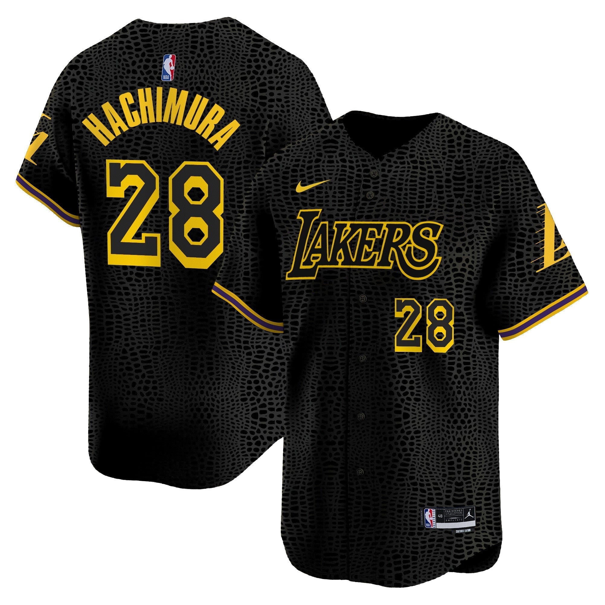 LAL Vapor Baseball Jersey - All Stitched