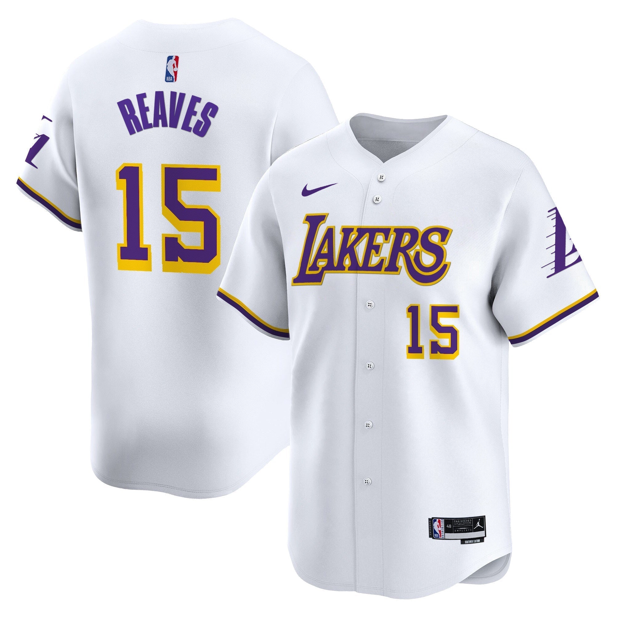 LAL Vapor Baseball Jersey - All Stitched