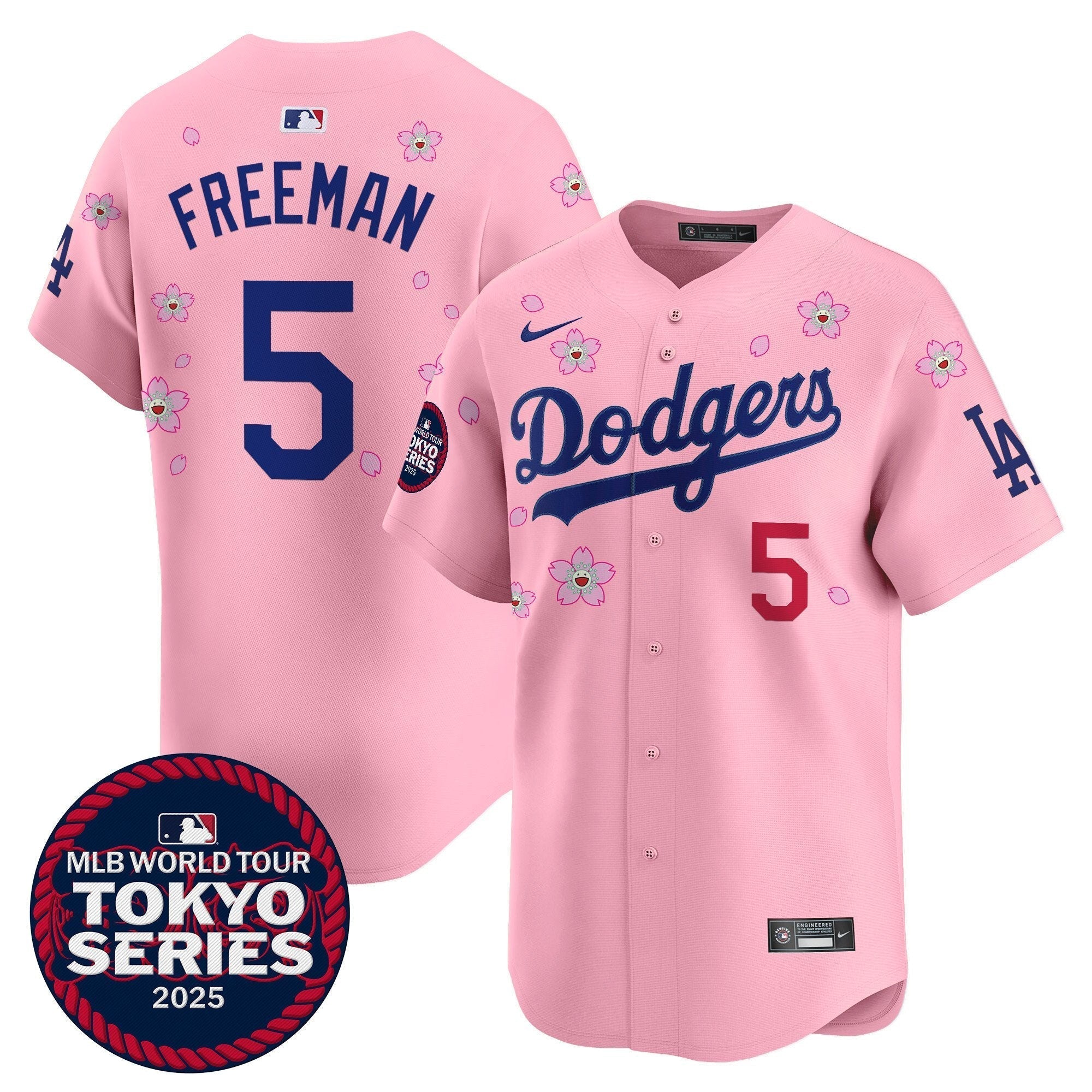 Dodgers Tokyo Series 2025 Vapor Premier Limited Jersey - Stitched