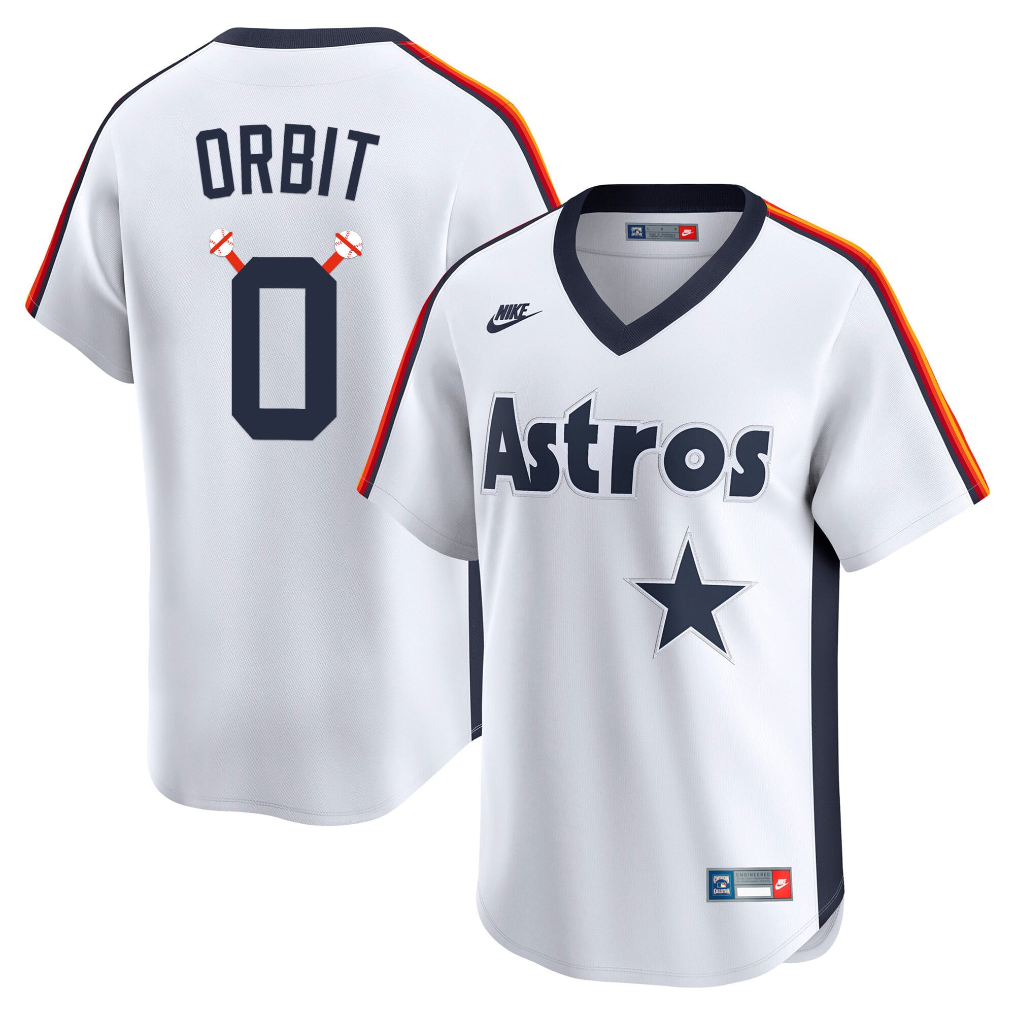 HOU Throwback Vapor Premier Limited Jersey - All Stitched