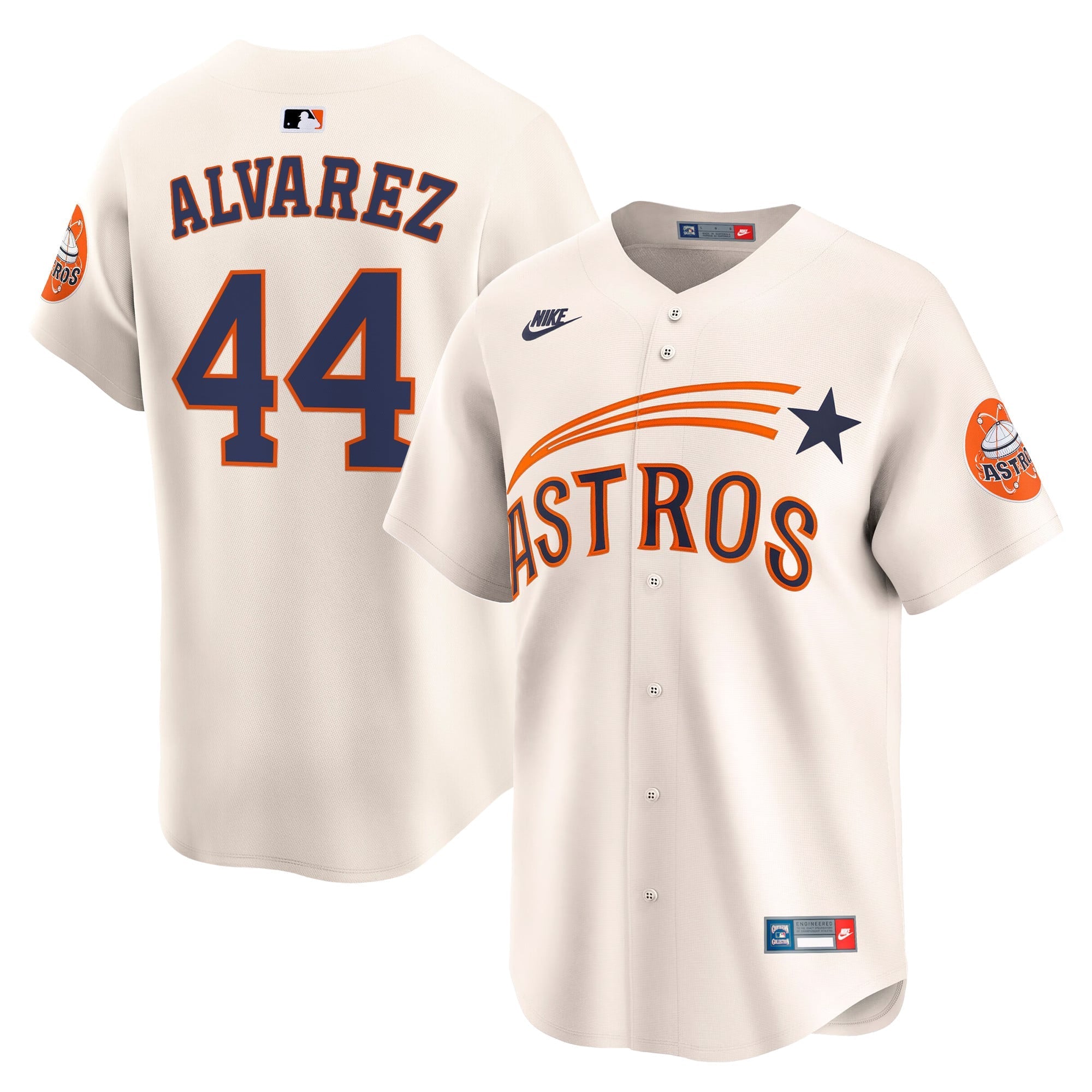 HOU Throwback Vapor Premier Limited Jersey - All Stitched
