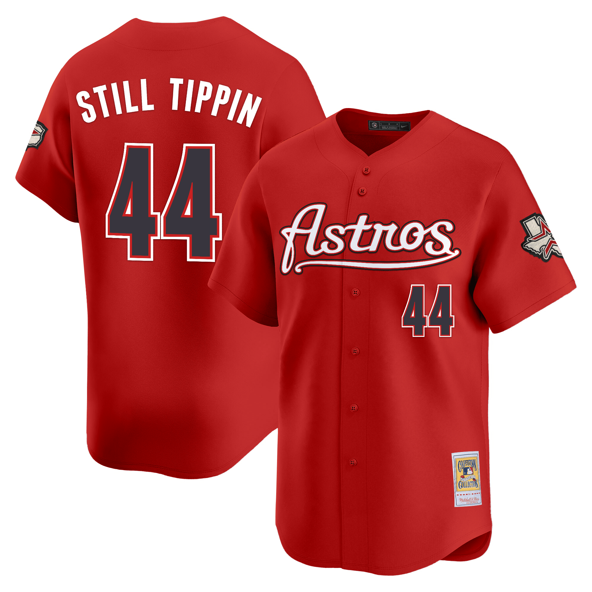 HOU Throwback Vapor Premier Limited Jersey - All Stitched