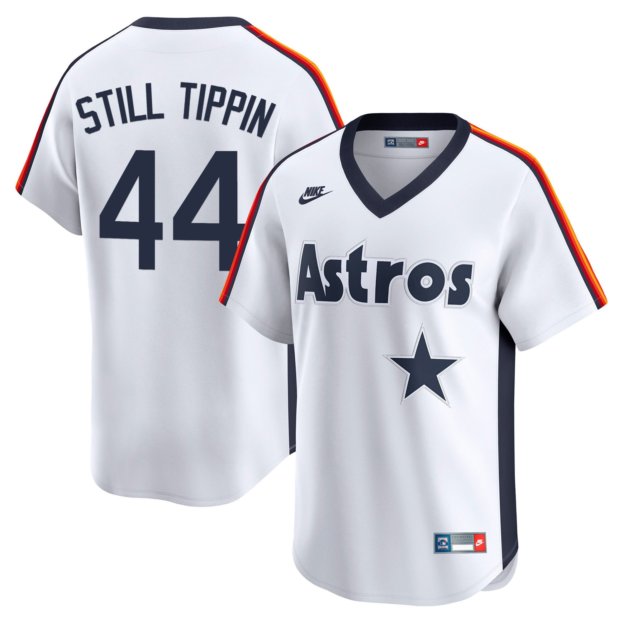 HOU Throwback Vapor Premier Limited Jersey - All Stitched