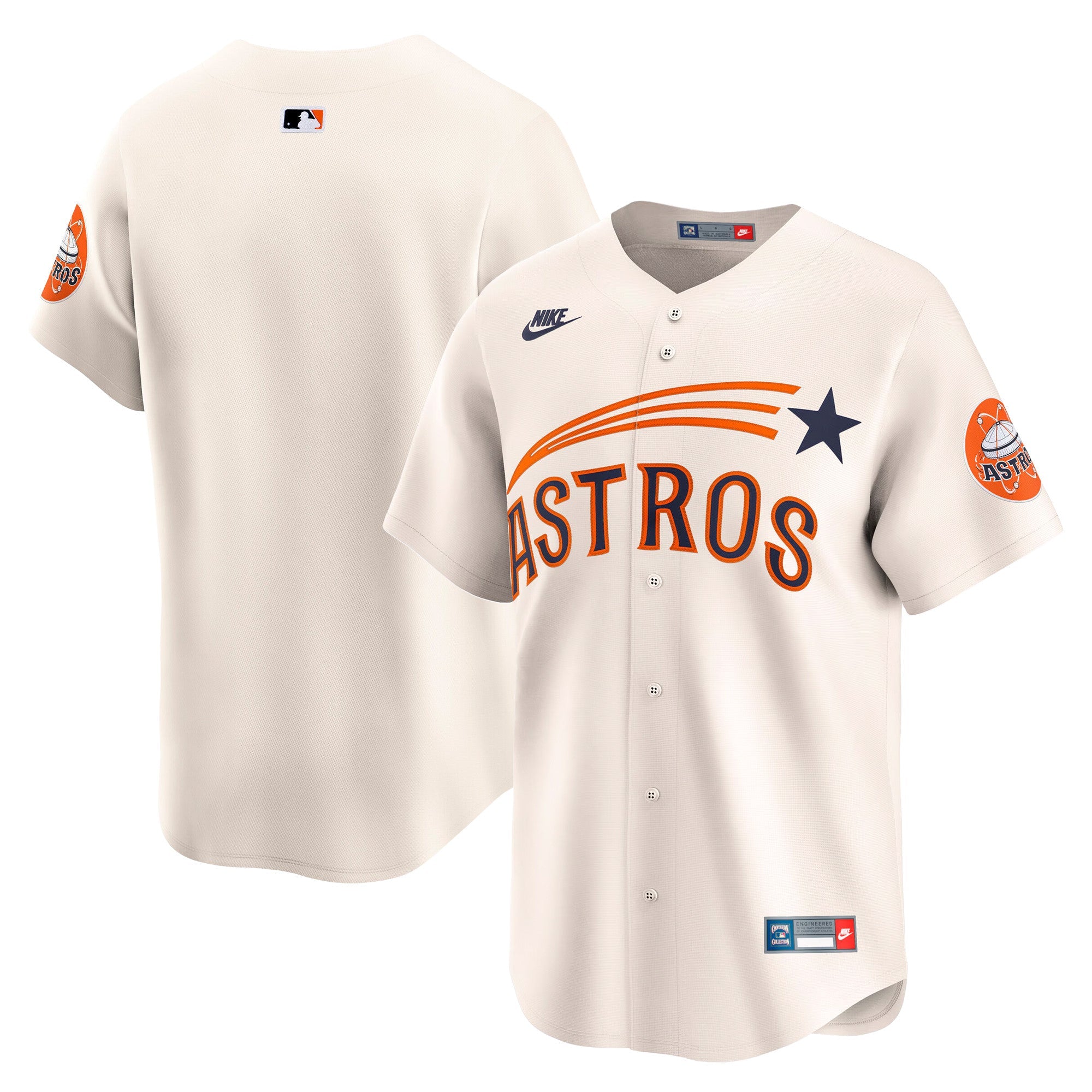 HOU Throwback Vapor Premier Limited Jersey - All Stitched