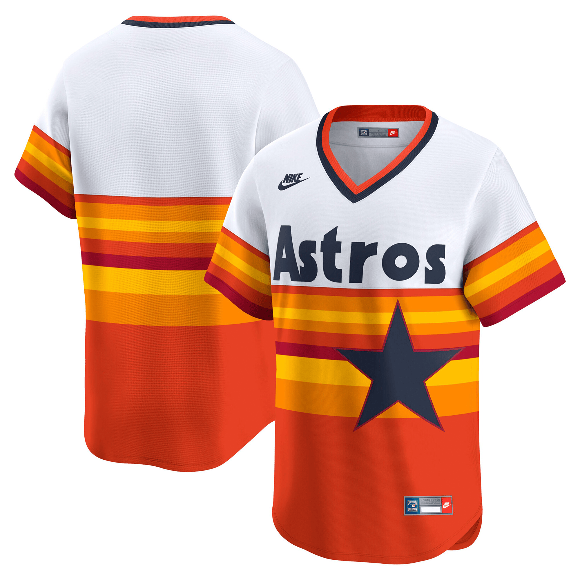 HOU Throwback Vapor Premier Limited Jersey - All Stitched