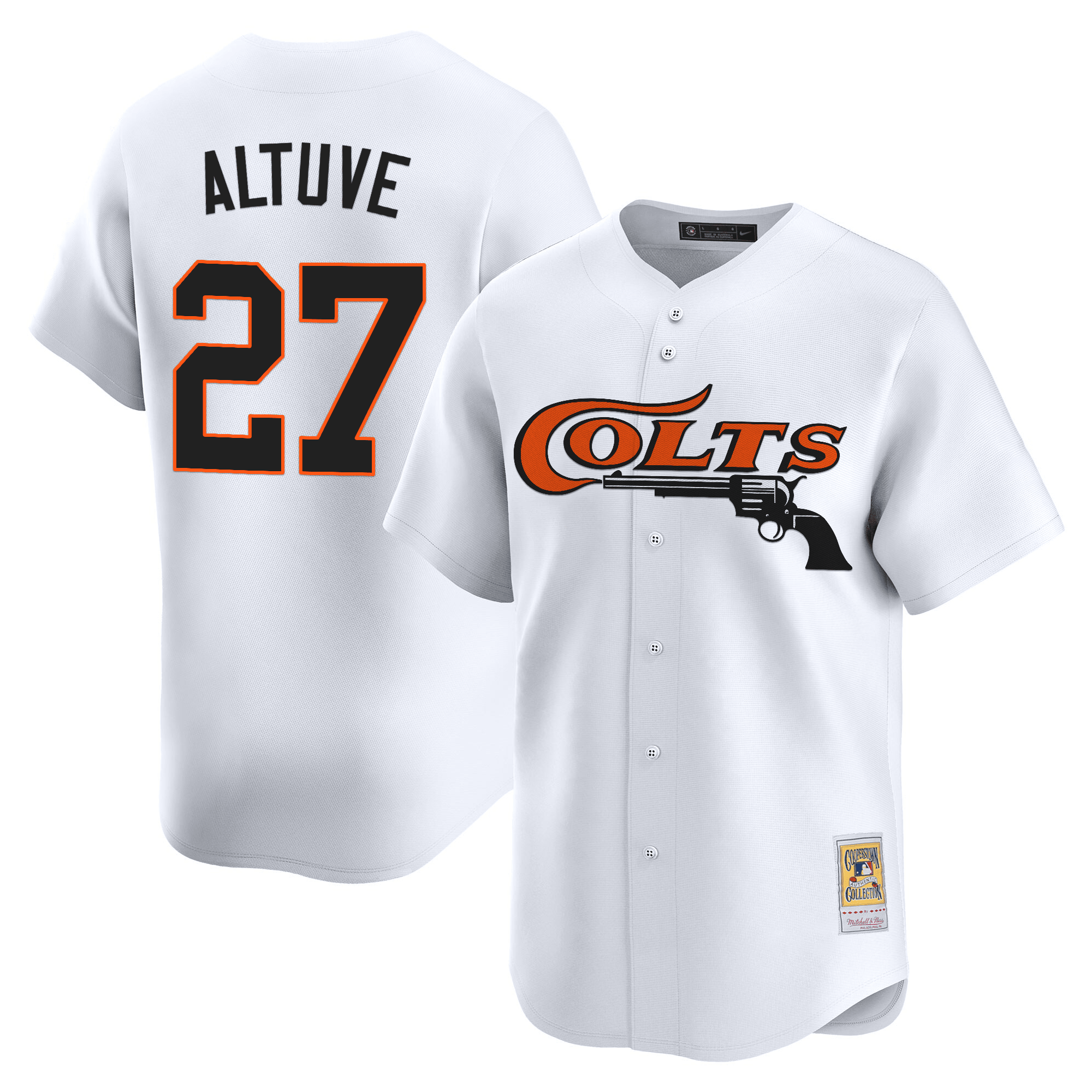 HOU Throwback Vapor Premier Limited Jersey - All Stitched