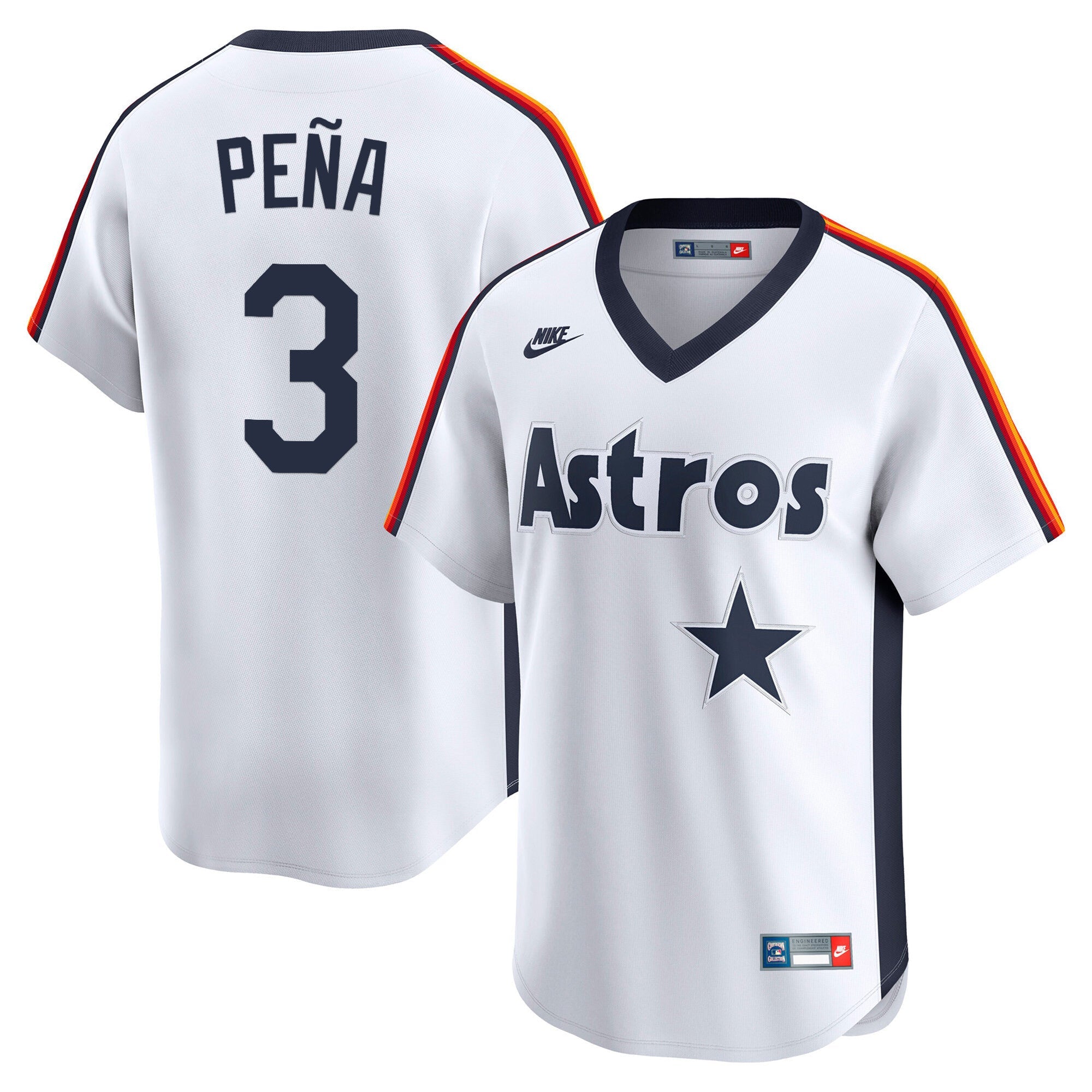 HOU Throwback Vapor Premier Limited Jersey - All Stitched