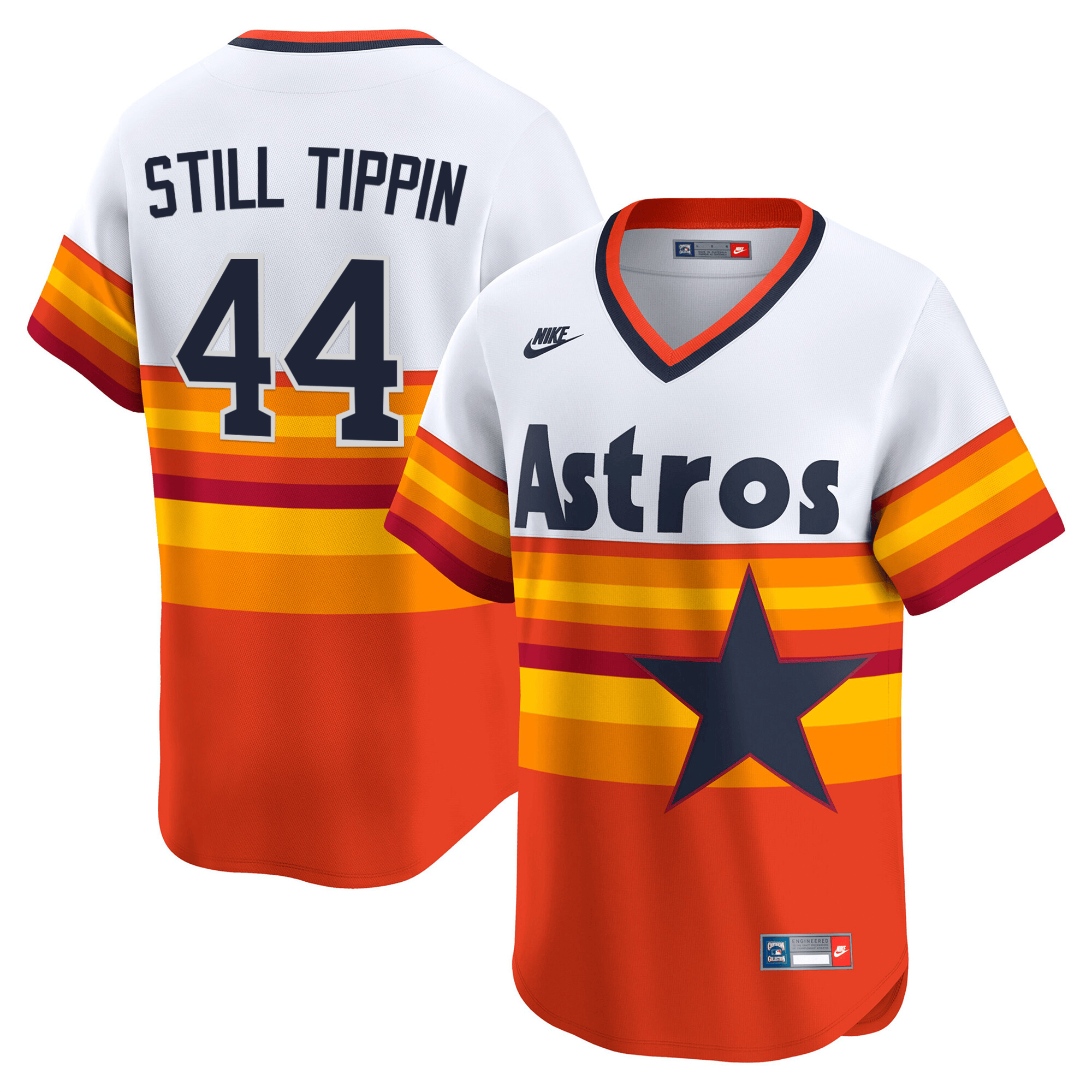 HOU Throwback Vapor Premier Limited Jersey - All Stitched