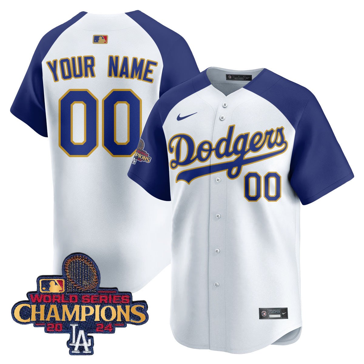 Custom Gender/Name LAD Gold 2025 Jersey - All Stitched