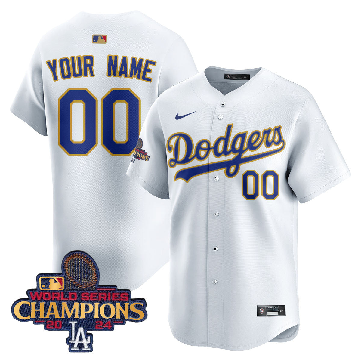 Custom Gender/Name LAD Gold 2025 Jersey - All Stitched