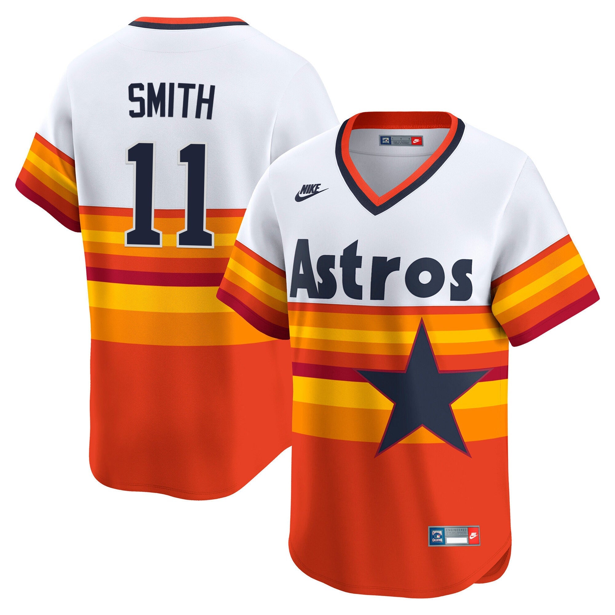 HOU Throwback Vapor Premier Limited Jersey - All Stitched