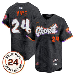 SF 2025 Willie Mays Patch Vapor Premier Limited Jersey - All Stitched