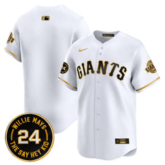 SF 2025 Willie Mays Patch Vapor Premier Limited Jersey - All Stitched