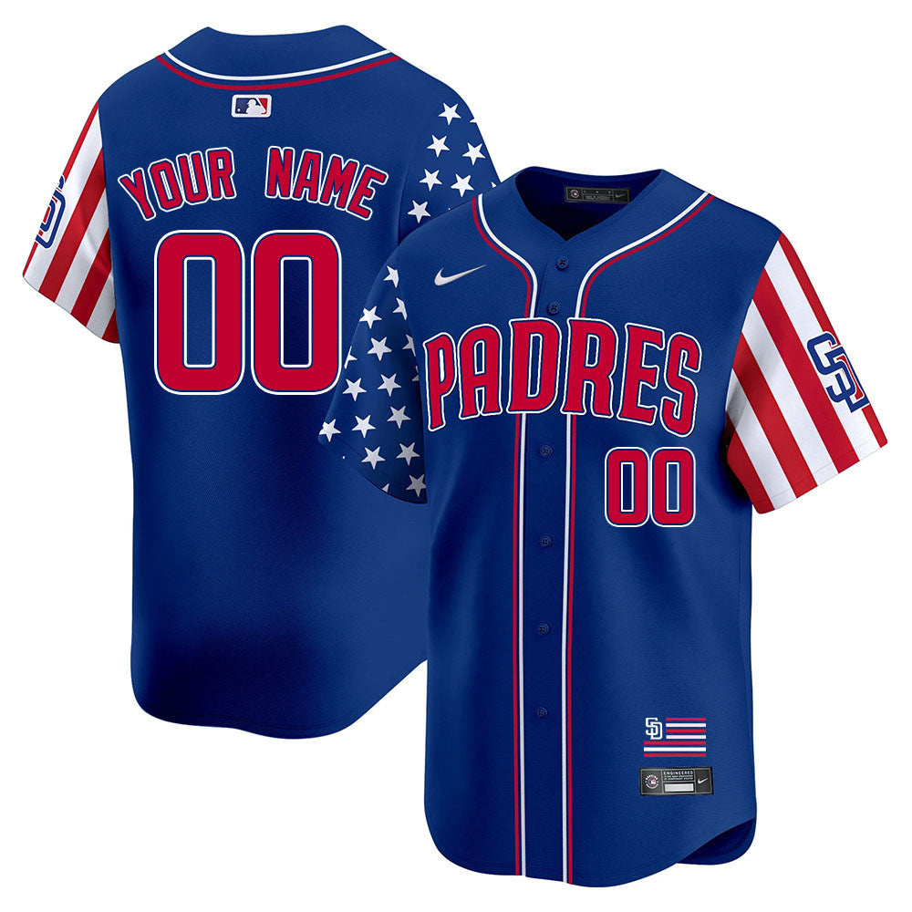 Custom Gender/Name SD Independence Day Jersey - All Stitched
