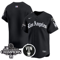 Dodgers 2025 LA Gothic Style Vapor Premier Limited Jersey - All Stitched