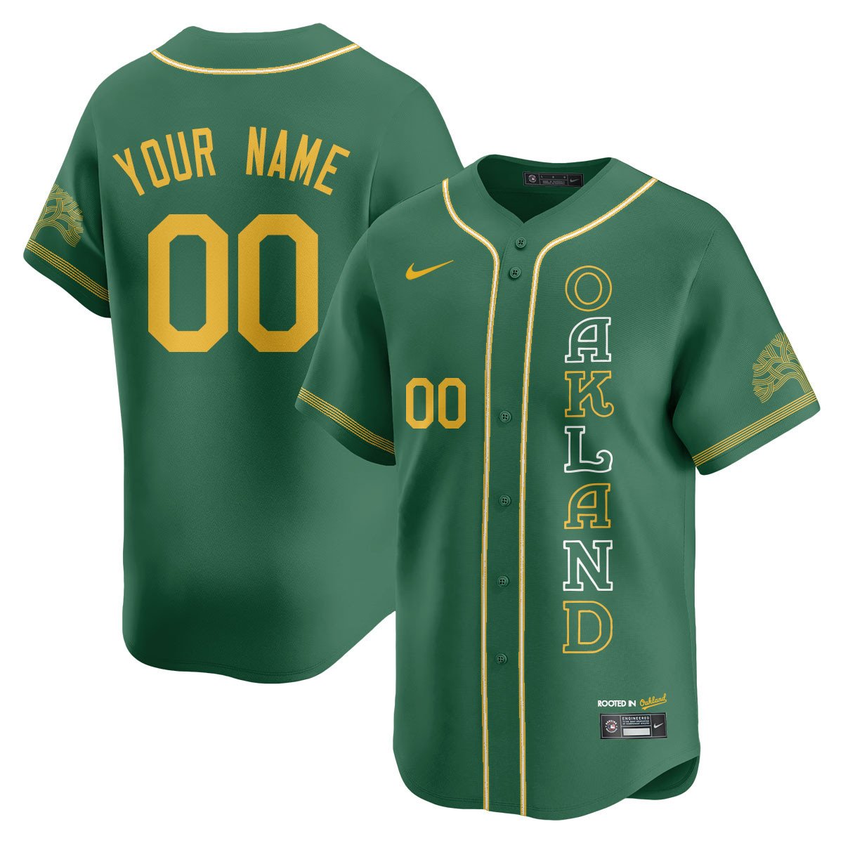 Custom Name/Gender OAK City Connect Concept Jersey - All Stitched