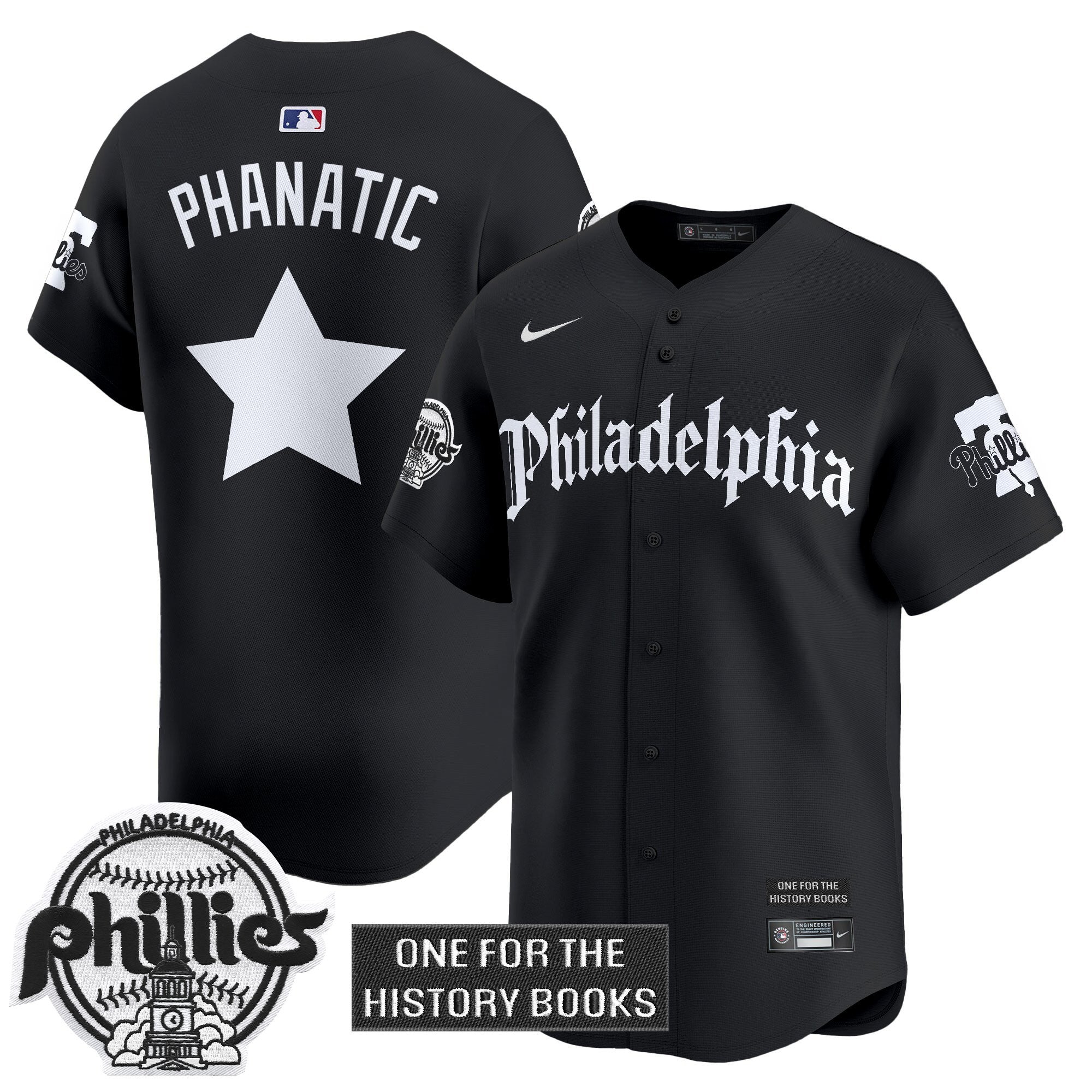 Phillies 'Retro Newspaper Edition' Vapor Premier Limited Jersey - All Stitched