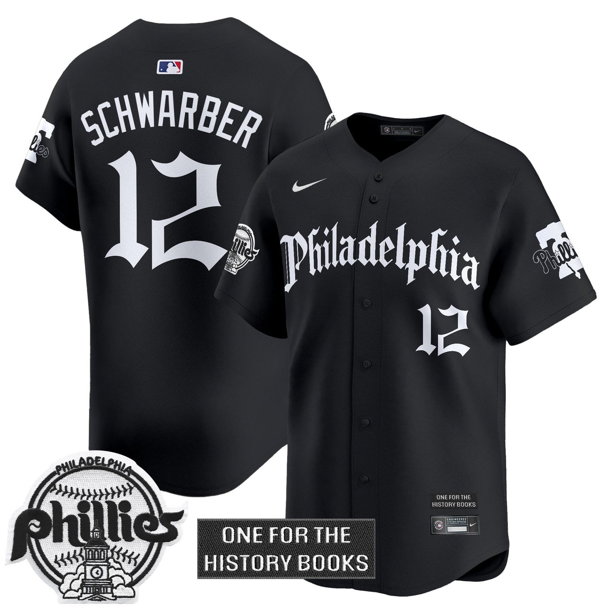 Phillies 'Retro Newspaper Edition' Vapor Premier Limited Jersey - All Stitched