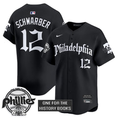 Phillies 'Retro Newspaper Edition' Vapor Premier Limited Jersey - All Stitched