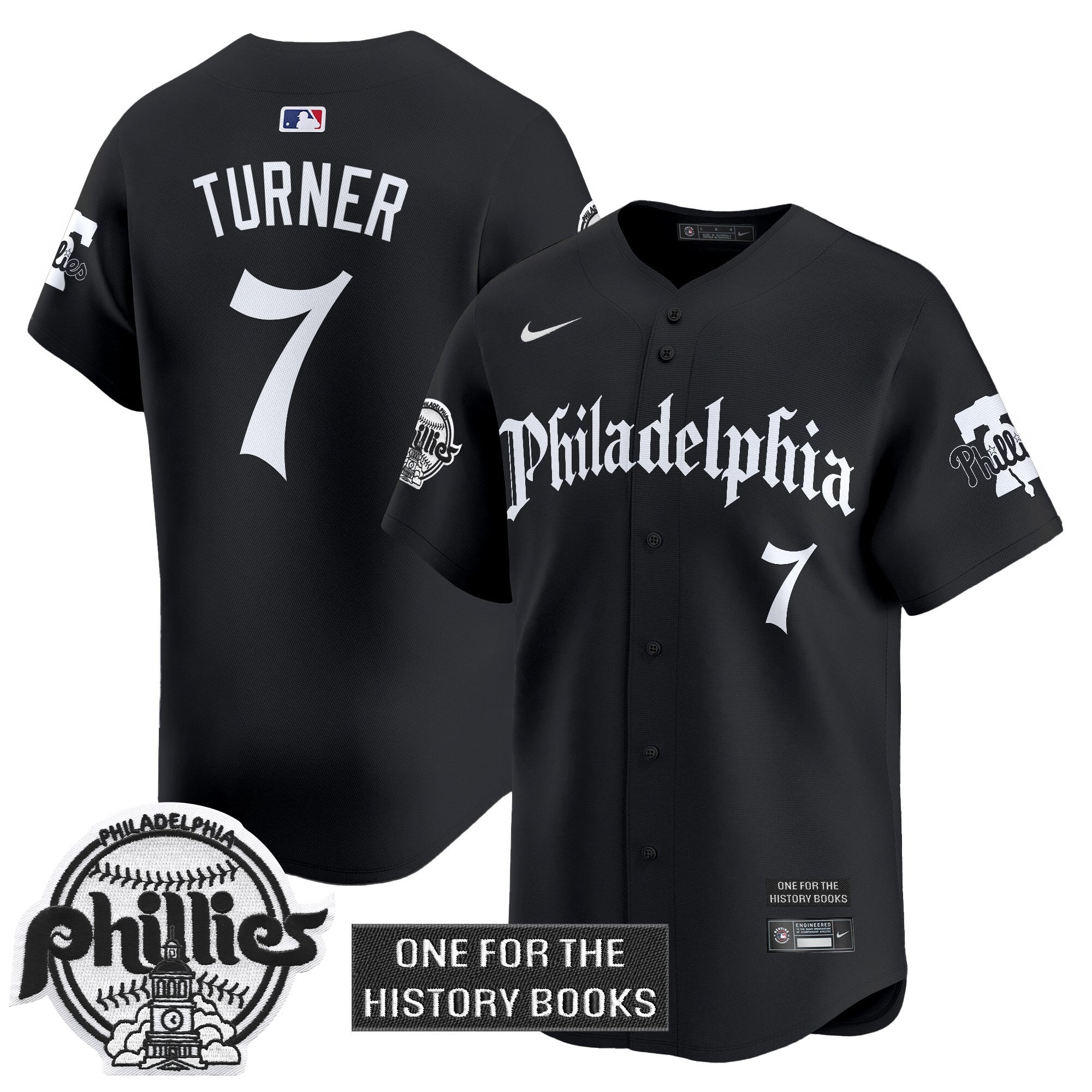 Phillies 'Retro Newspaper Edition' Vapor Premier Limited Jersey - All Stitched