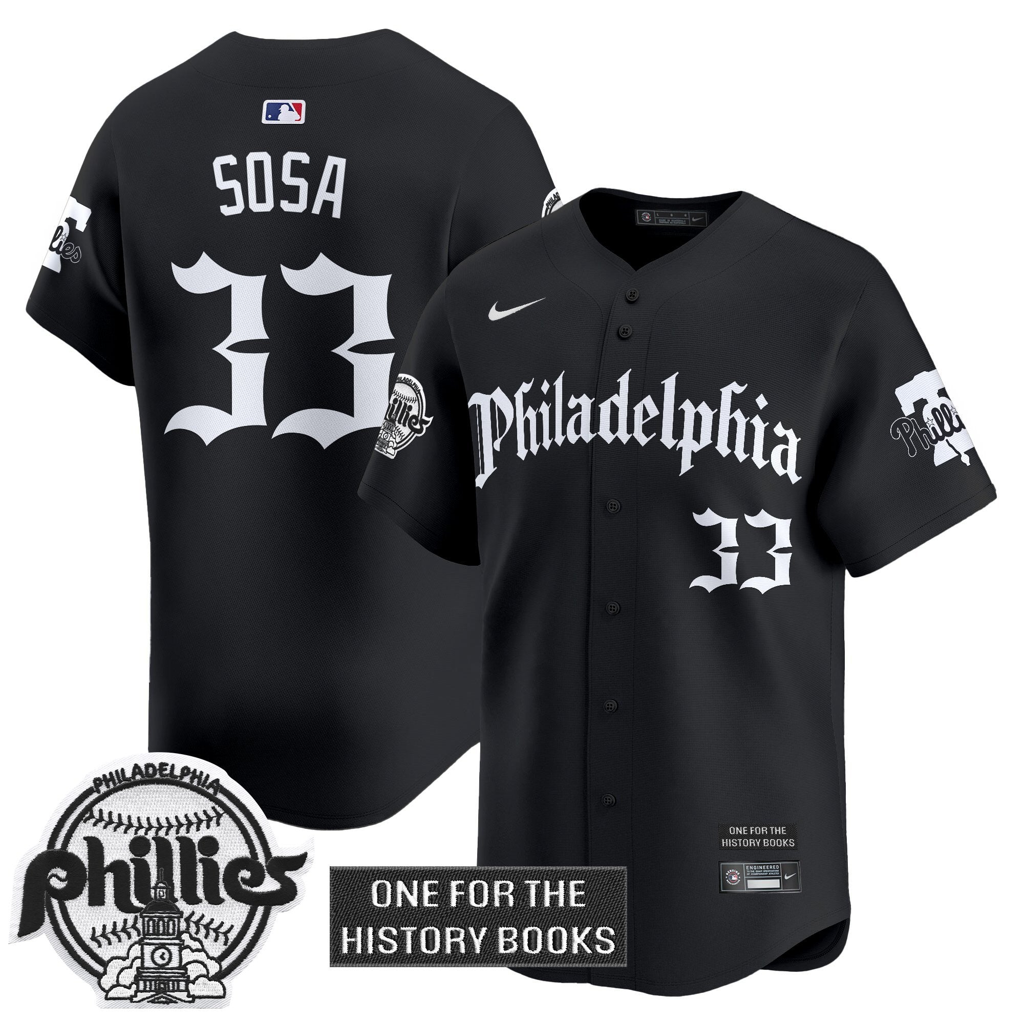 Phillies 'Retro Newspaper Edition' Vapor Premier Limited Jersey - All Stitched