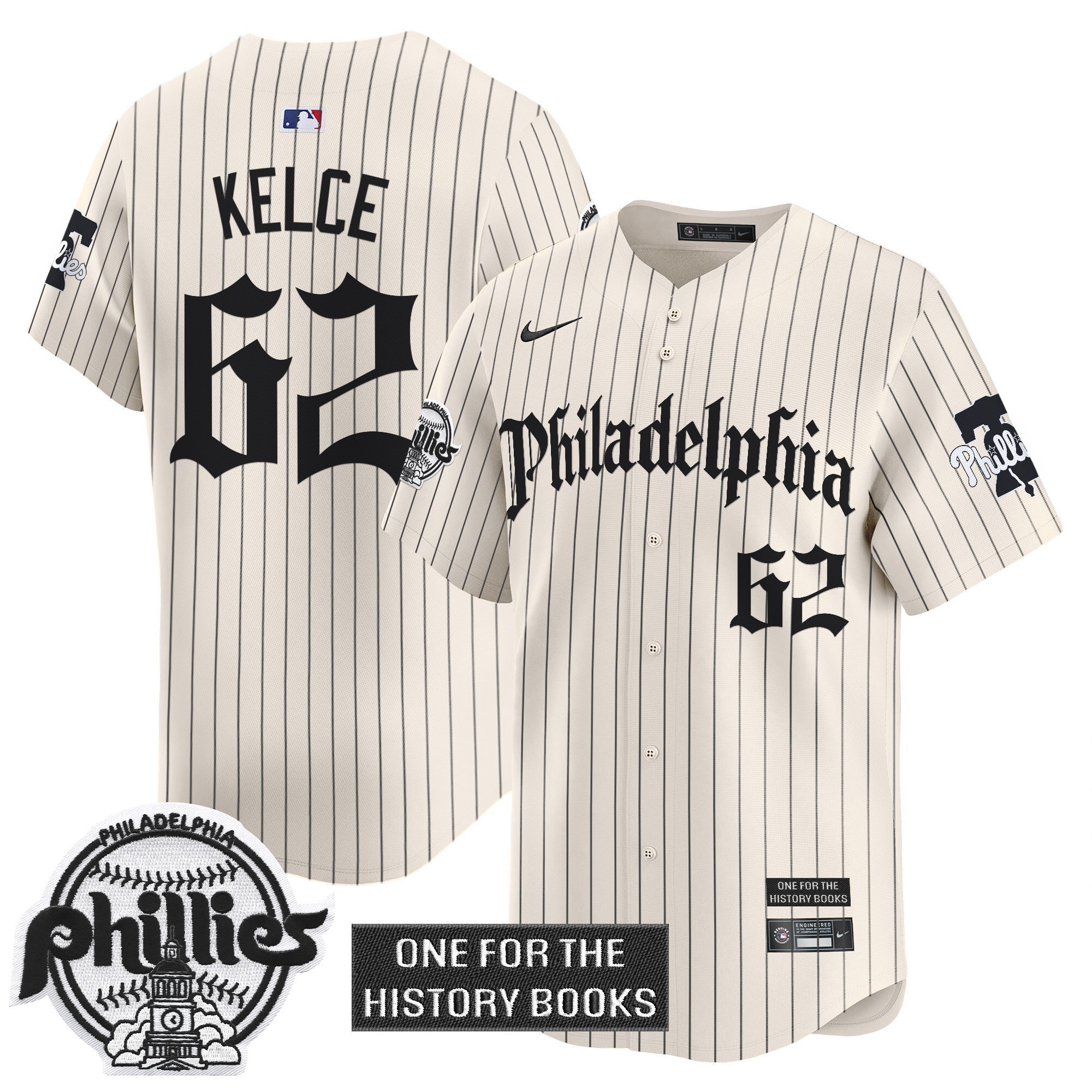 Phillies 'Retro Newspaper Edition' Vapor Premier Limited Jersey - All Stitched