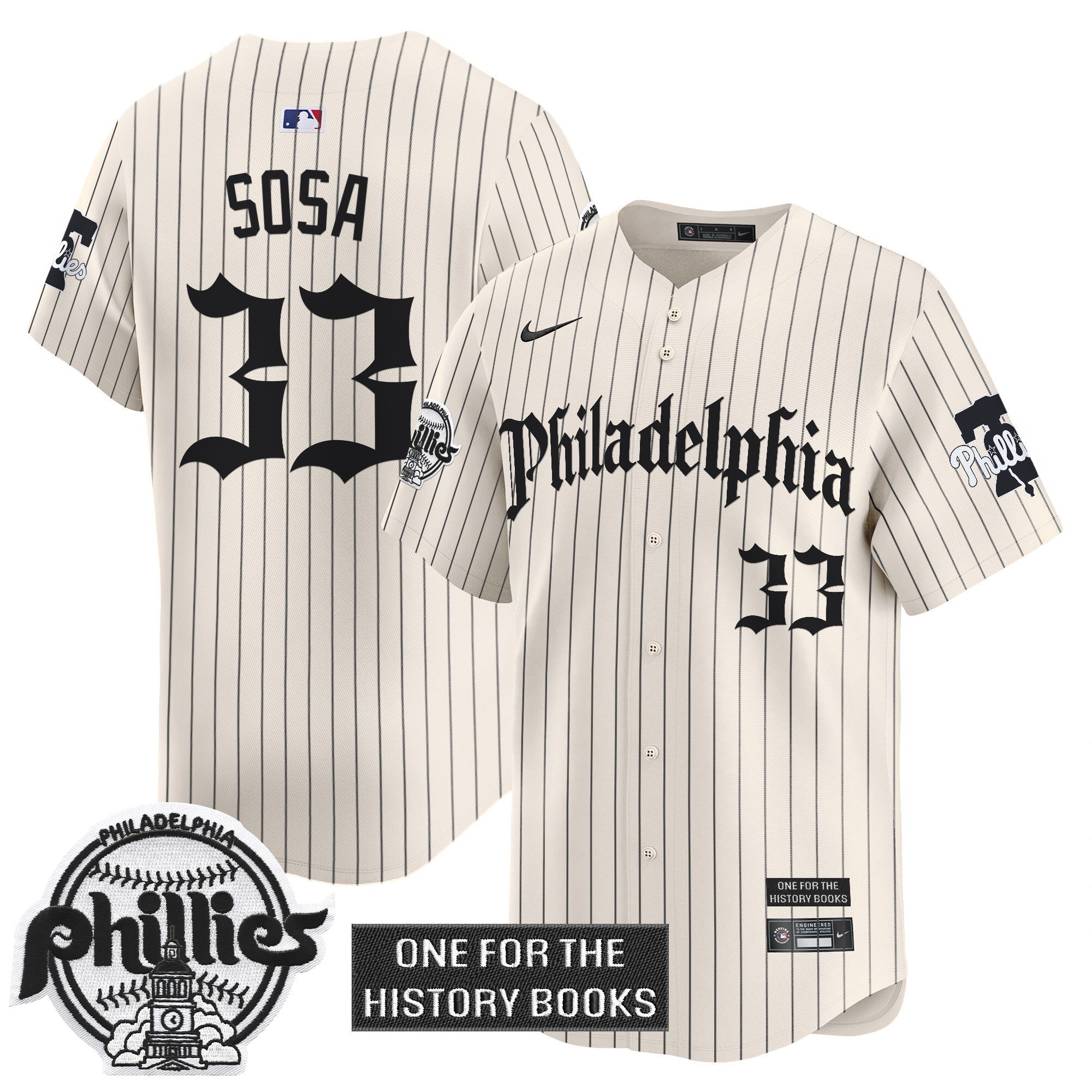 Phillies 'Retro Newspaper Edition' Vapor Premier Limited Jersey - All Stitched